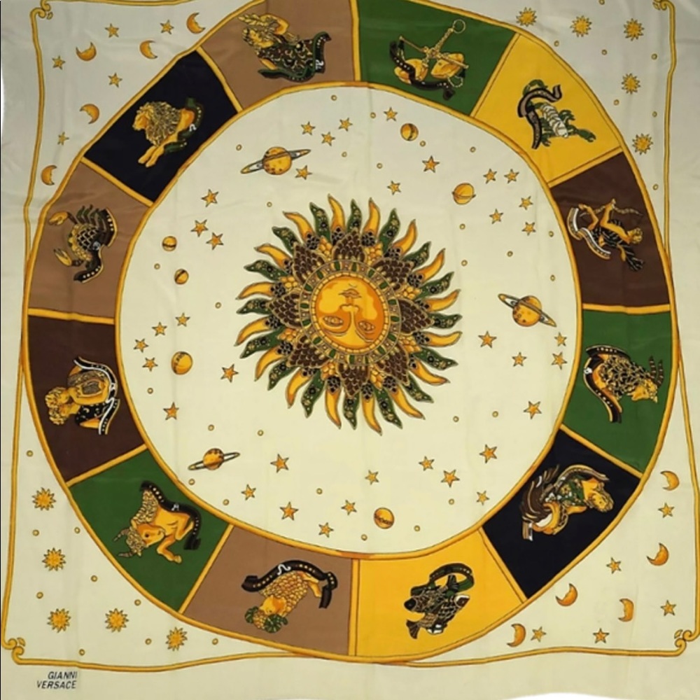 Versace Zodiac scarf